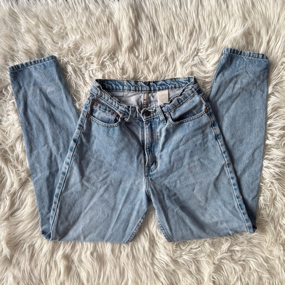 Vintage Jordache Light Wash Mom Five Pocket Classic Jeans - Picture 8 of 10